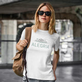 Tee-shirt unisexe "Alegria" - Blanc