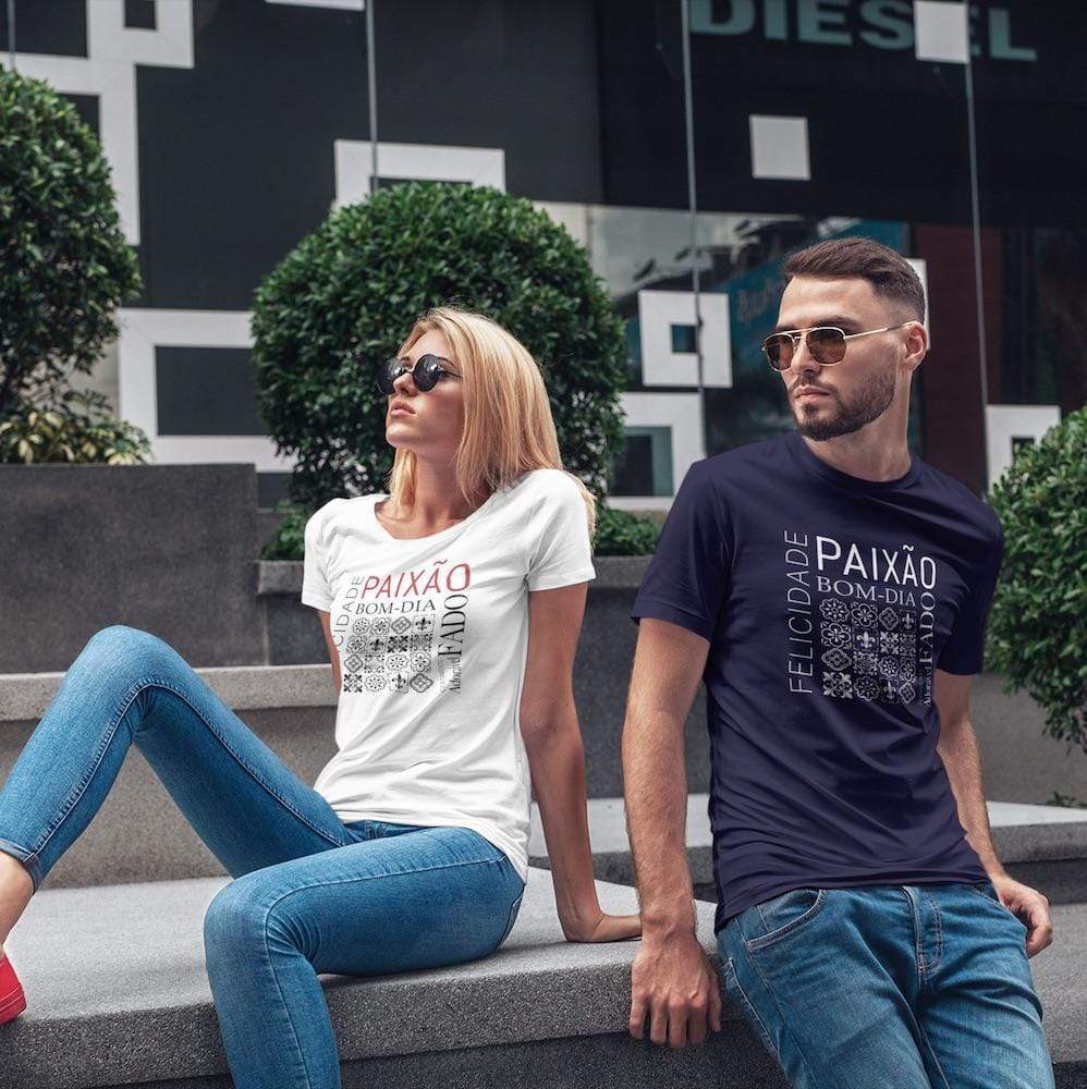 Tee-shirt unisexe "Paixão" - Blanc