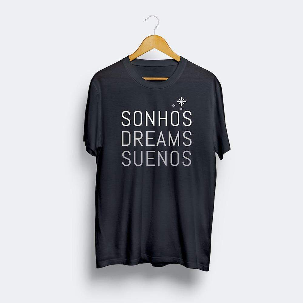 Tee-shirt unisexe "Sonhos" - Bleu