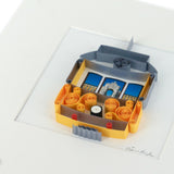 Tableau en paperolles "Electrico 28"