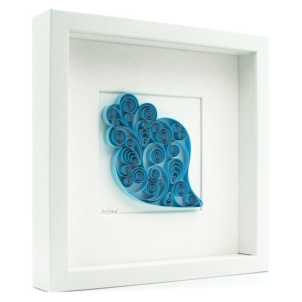 Tableau en paperolles "Coeur de Viana"