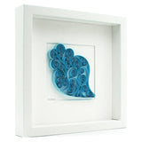 Tableau en paperolles "Coeur de Viana"