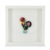 Tableau en paperolles "Coq de Barcelos"