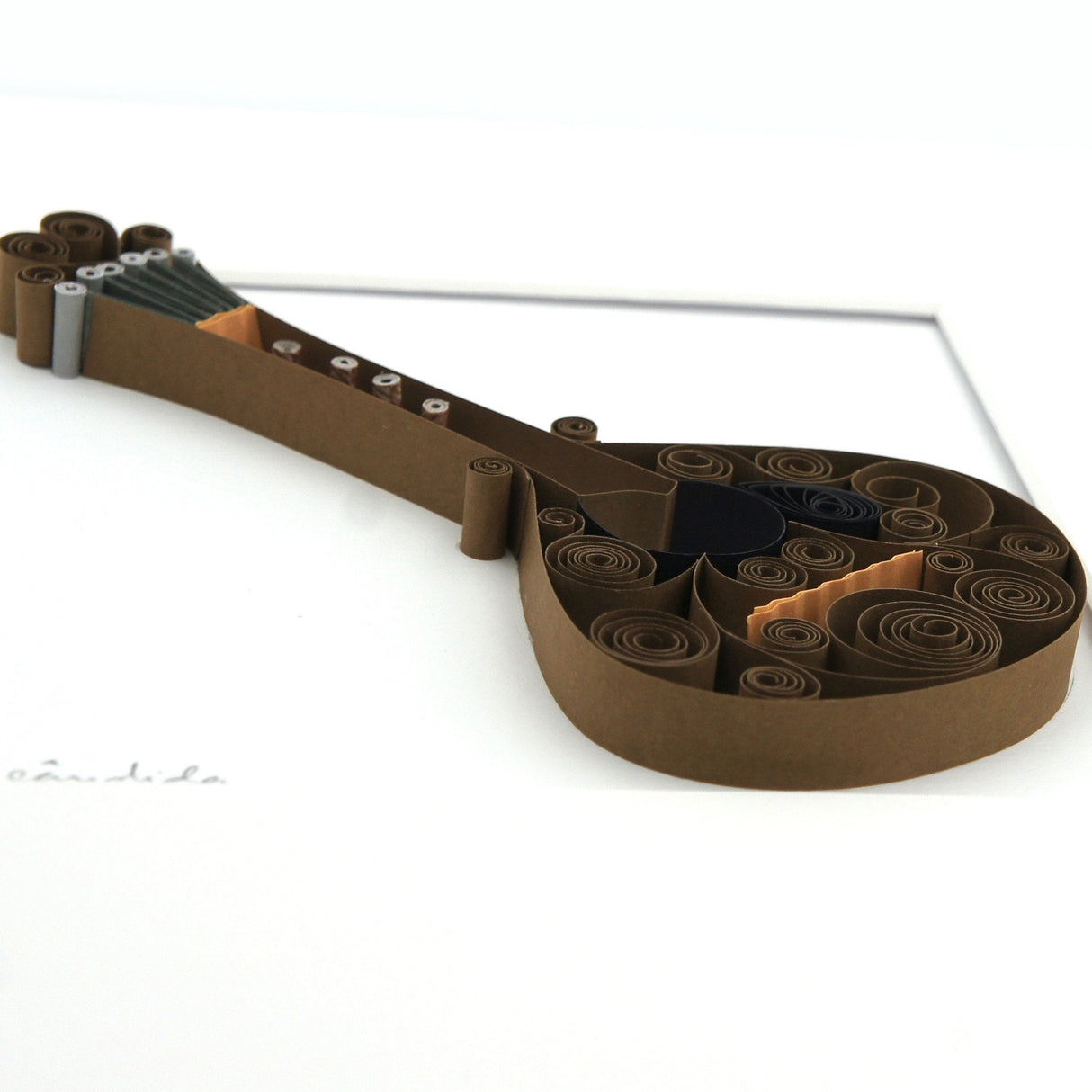 Tableau en paperolles "Guitarra"