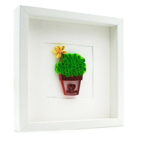 Tableau en paperolles "Manjerico"