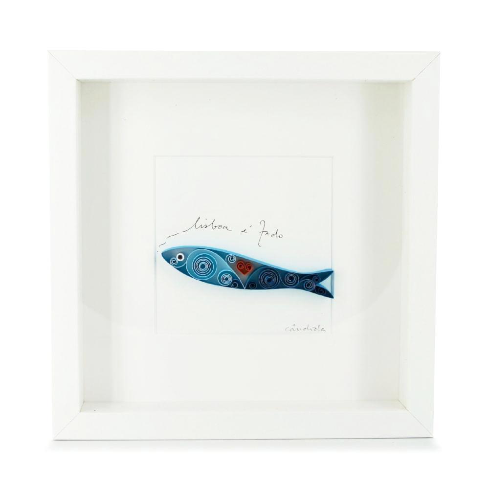 Tableau en paperolles "Sardinha"