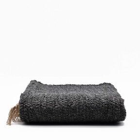 Tapis artisanal gris foncé I Tapis artisanal portugais Tapis Artisanal - Gris foncé