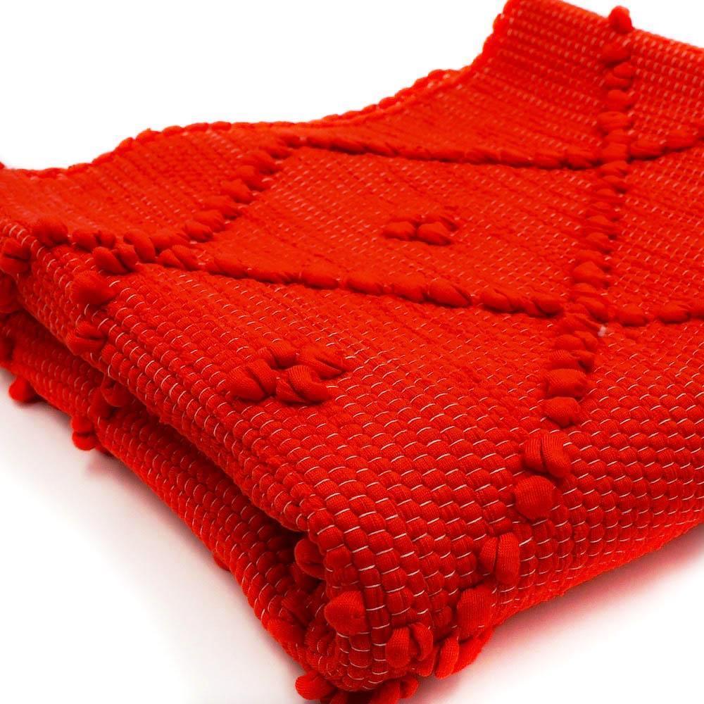 Tapis de salle de bain 100x50 - Rouge