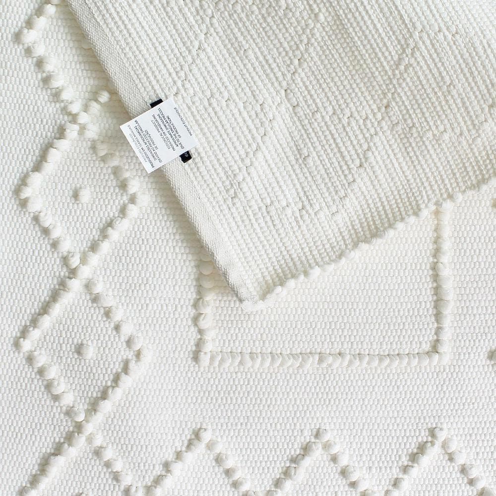 Tapis de salle de bains 100x50 - Blanc cassé