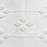 Tapis de salle de bain coton 100x50 - Blanc cassé