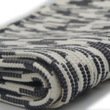 Tapis coton 150x50 Gris et blanc