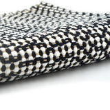 Tapis en coton 140x70 - Noir et beige