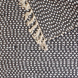 Tapis en coton 140x70 - Noir et beige