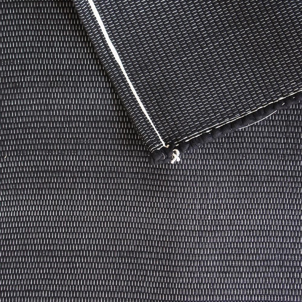 Tapis en coton 140x70 - Noir