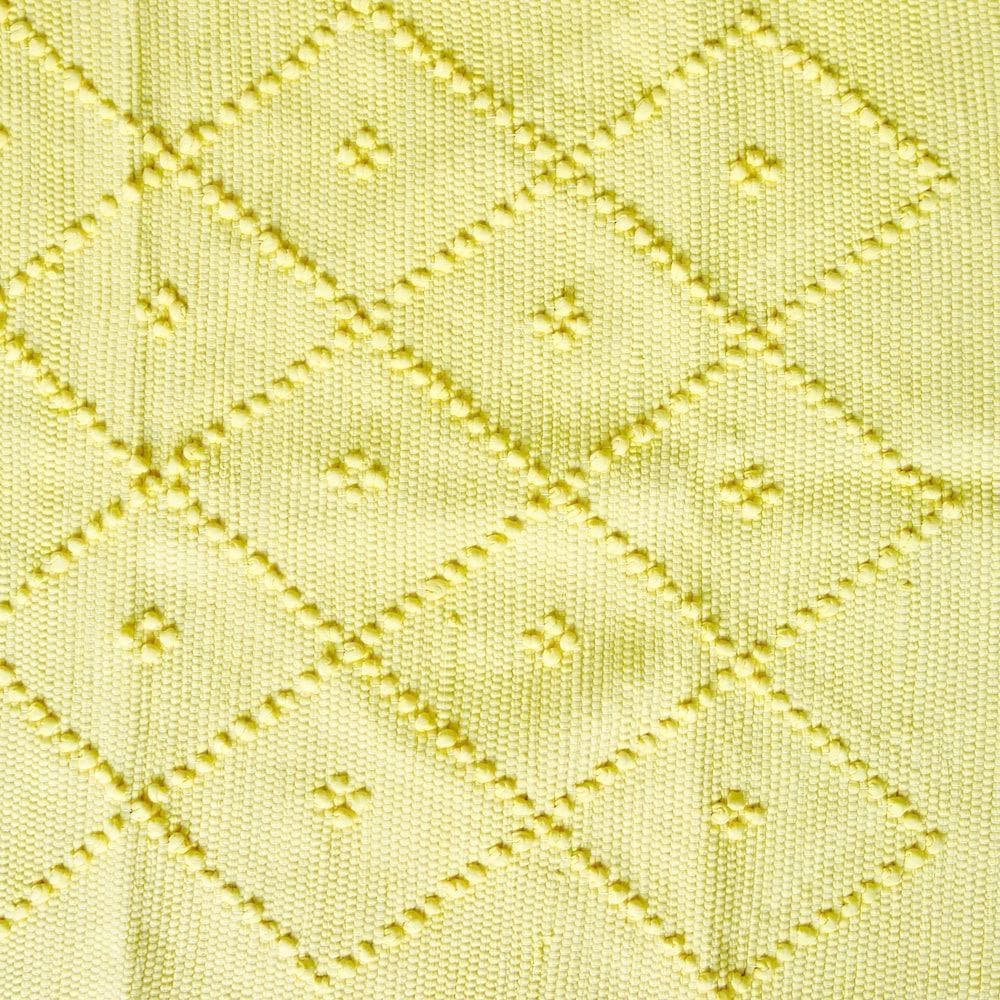 Tapis en coton 100x50 - Jaune