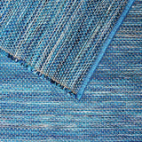 Tapis régional en coton Bleu turquoise