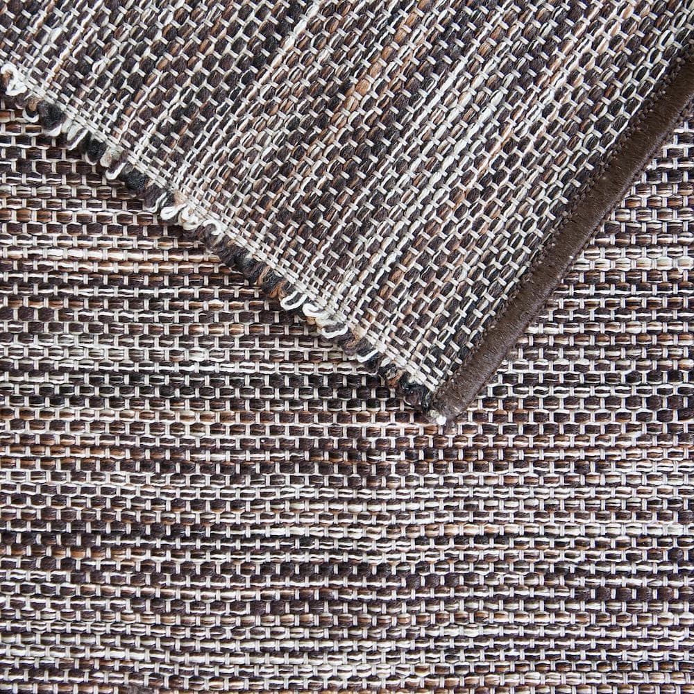 Tapis régional en coton Marron