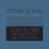 Thé noir aux fruits des bois et pétales de Bleuet