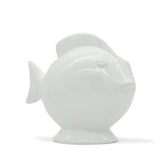 Tirelire en céramique blanche