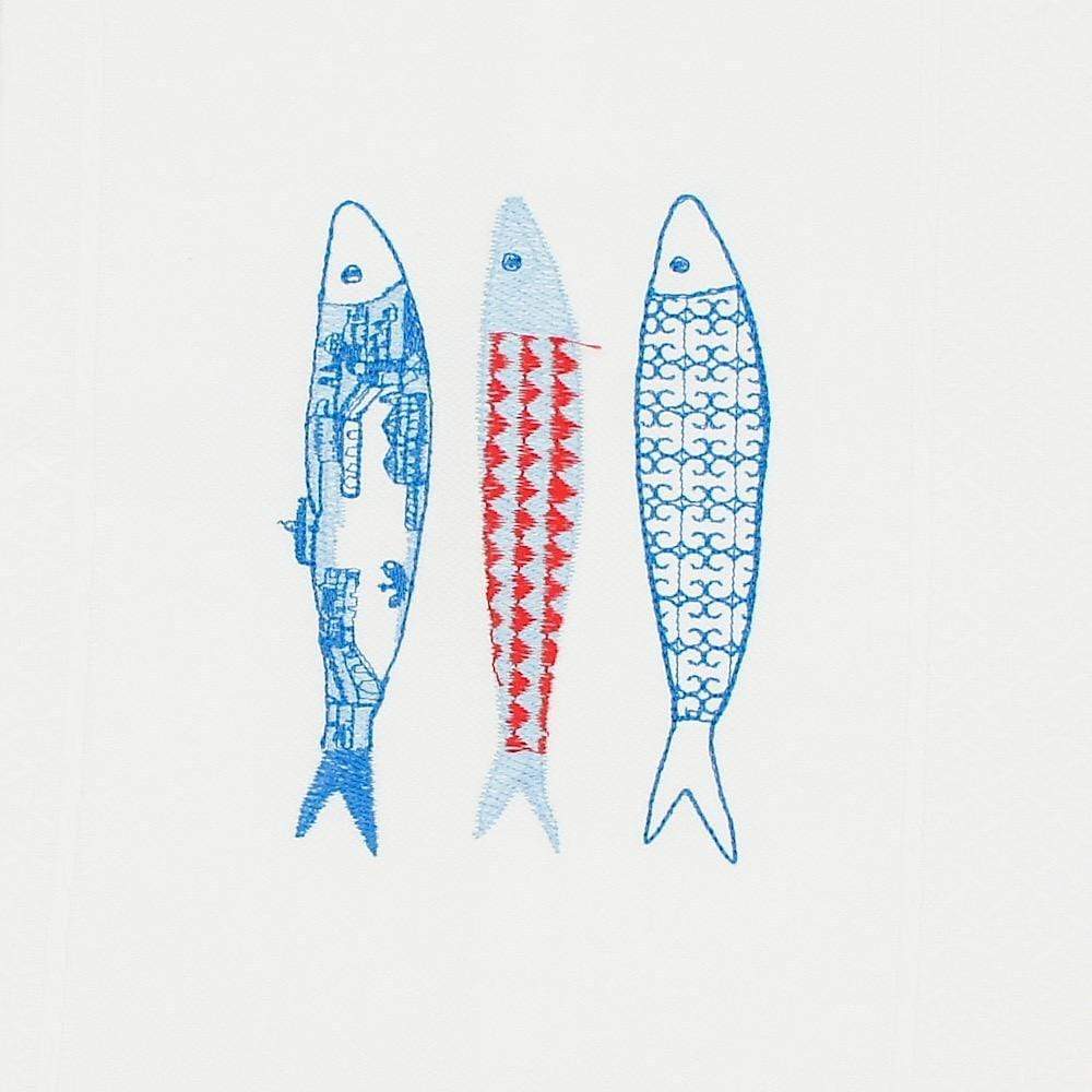 Torchon de cuisine brodé