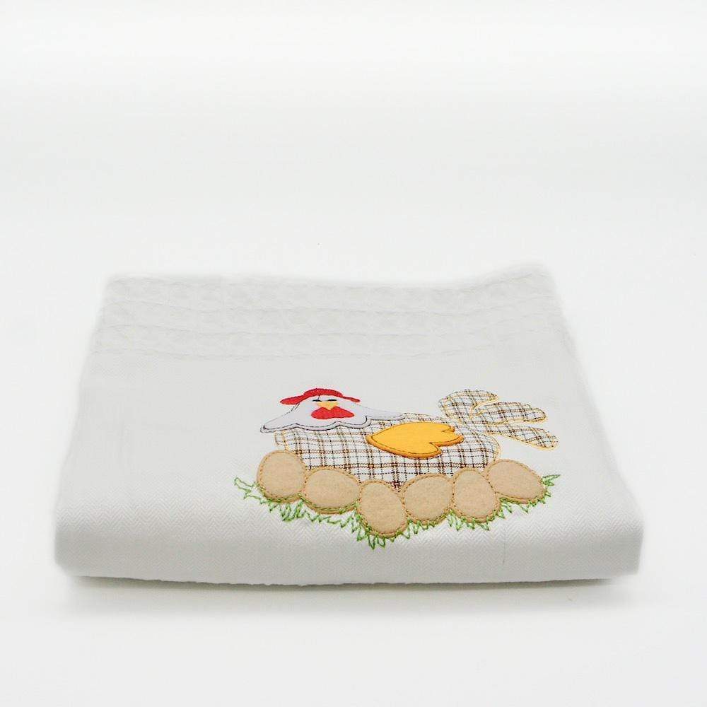 Galinha I Embroidered Kitchen towel