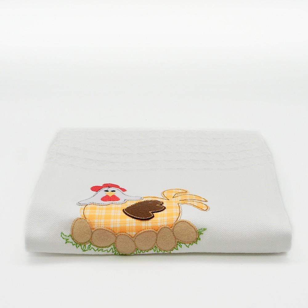 Galinha I Embroidered Kitchen towel