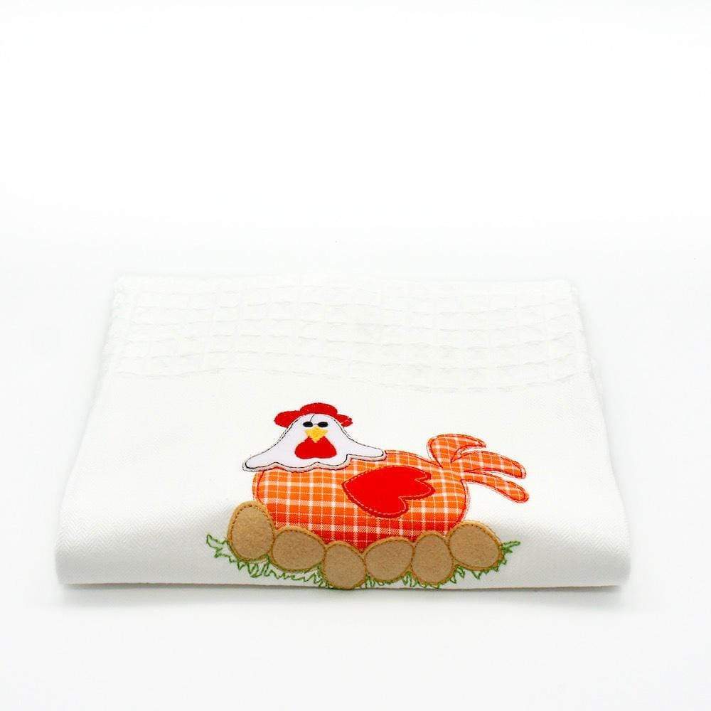 Galinha I Embroidered Kitchen towel