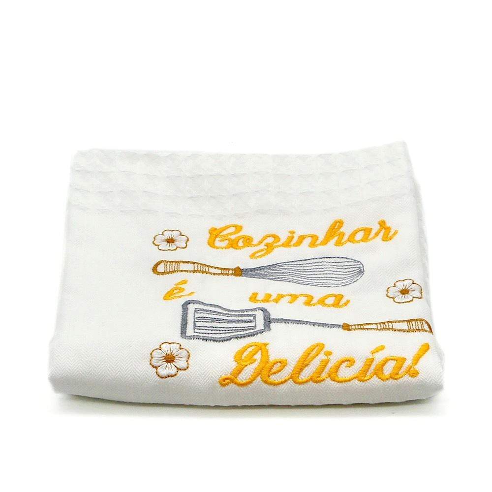 Delicia I Embroidered  kitchen towel