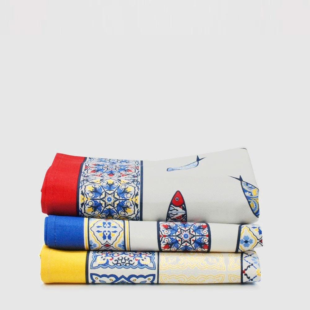 Torchon de cuisine du Portugal I Motifs portugais Torchon de cuisine "Sardinha"