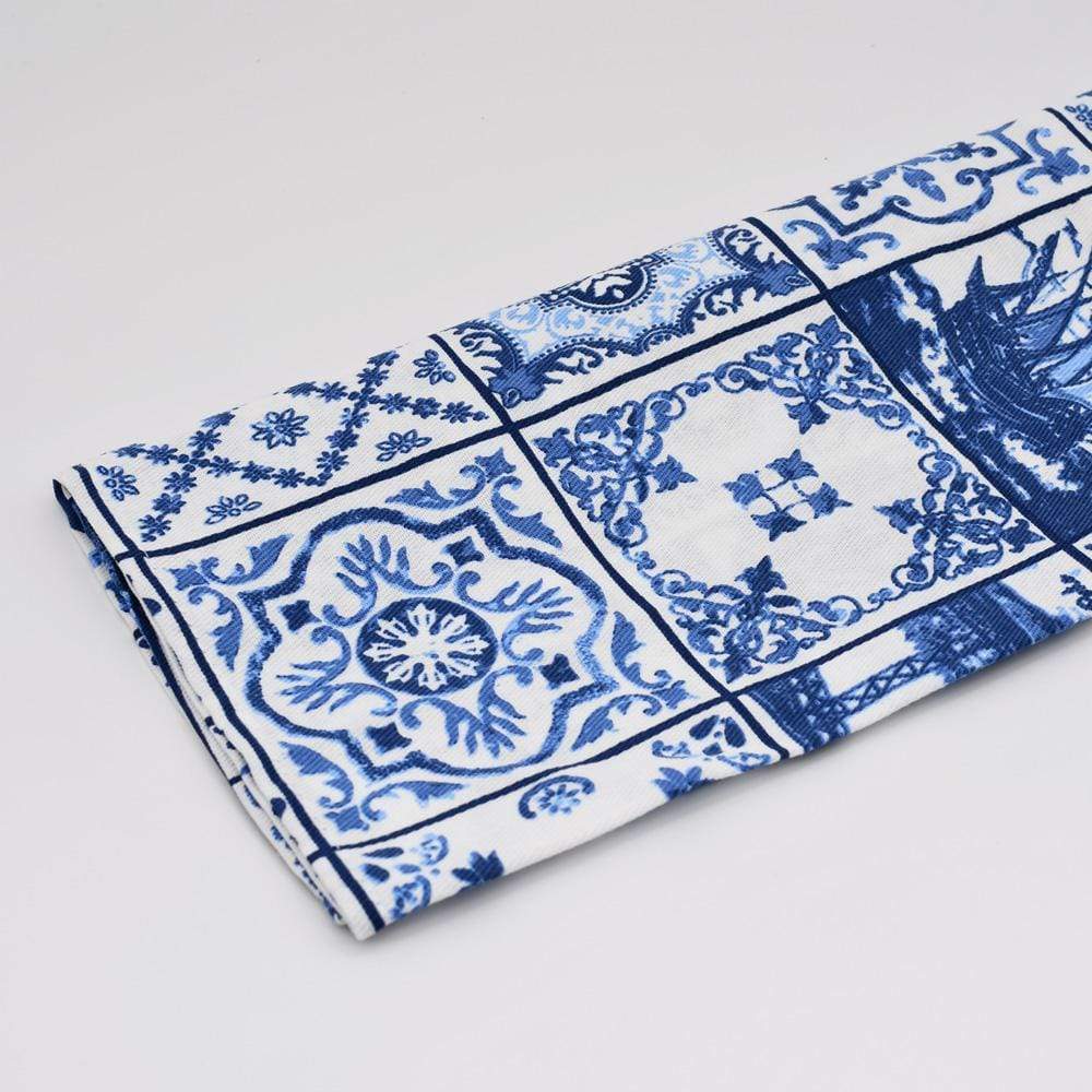 Torchon de cuisine portugais 100% coton avec motifs Azulejos Torchon de cuisine "Azulejos" Motif 7