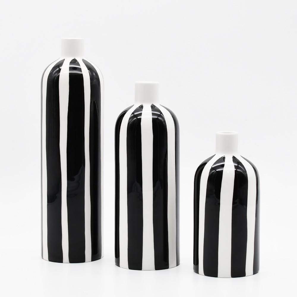 Vase costa Nova Noir I Vases en céramique du Portugal Vase "Costa Nova" - Noir