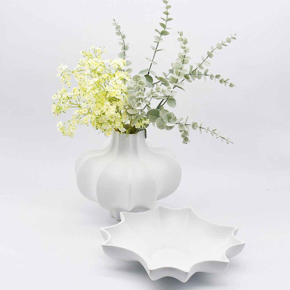 Vase en céramique - Blan mat