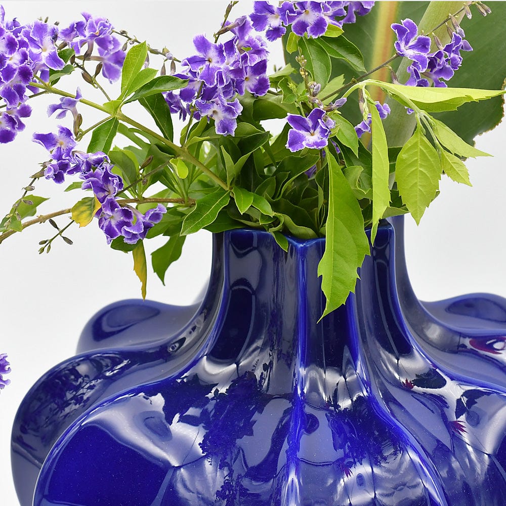Vase en céramique - Bleu cobalt