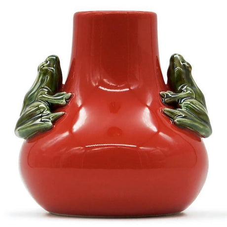 Vase en céramique "Rãs" - Rouge