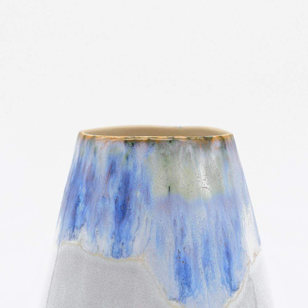 Vase en grès 21cm I Décoration portugaise Vase en grès "Ondas" - 21cm