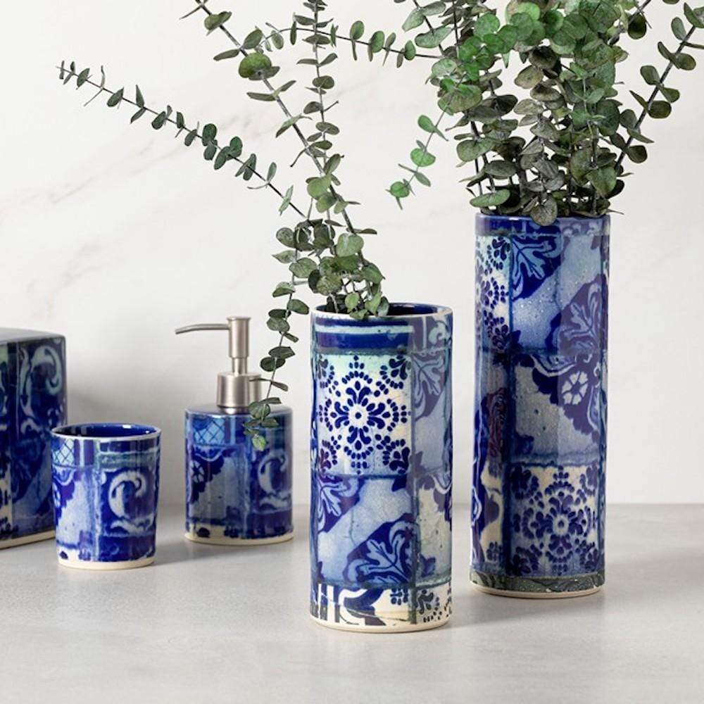 Vase en grés "Lisboa" - 25 cm