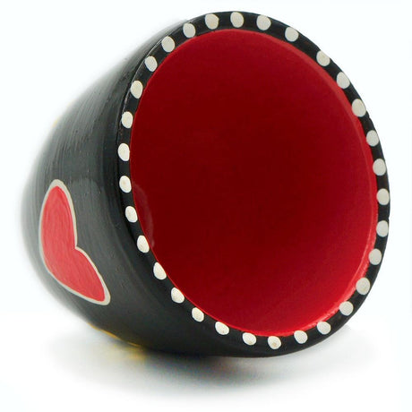 Vase en terre cuite peinte et vernie