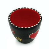 Vase en terre cuite peinte et vernie